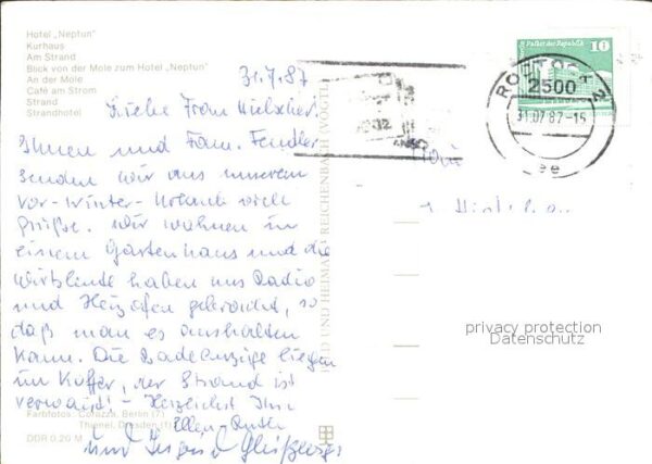 Rostock-Warnemuende Hotel Neptun Kurhaus Strand Mole Cafe a – Bild 2