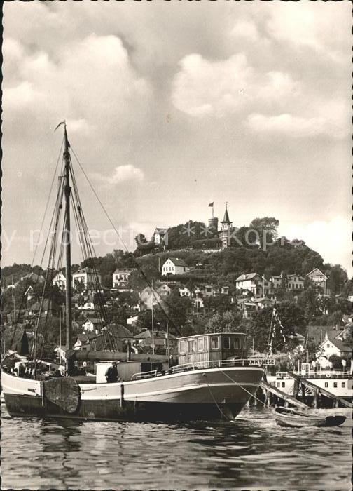 Blankenese Hamburg Süllberg Segelschiffe