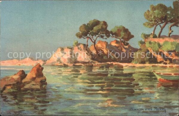 Kuenstlerkarte Henry Raymond Environs du Cap Brun Cote