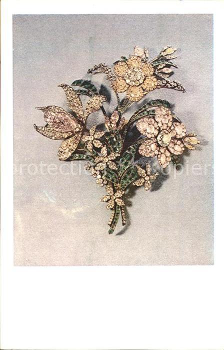 Schmuck Large Bouquet 1760 USSR Diamond Fund
