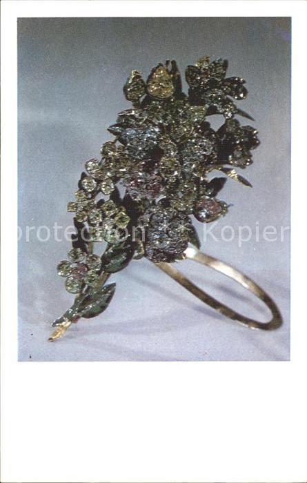 Schmuck Minor Bouquet 1750 Brillants Enamel USS