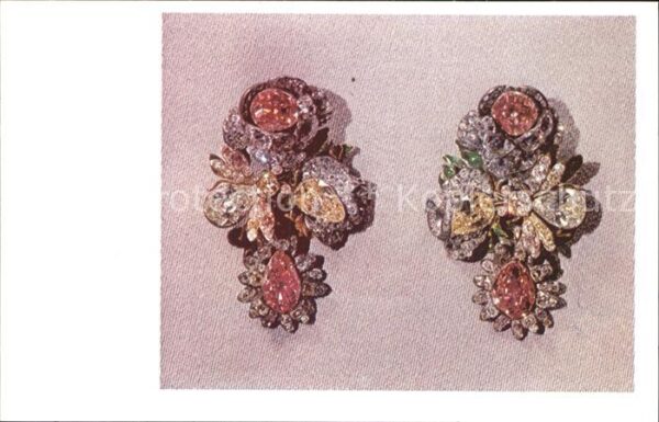 Schmuck Ohrringe Ear-Rings Brillants USSR Diamo