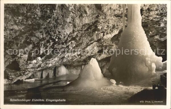 Hoehlen Caves Grottes Schellenberger Eishöhle Eingangshalle F