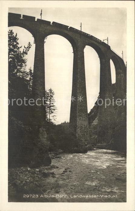 Viadukte Viaduc Landwasser-Viadukt Albula-Bahn