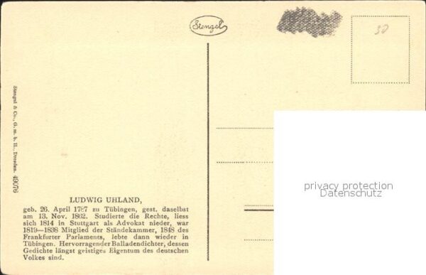 Persoenlichkeiten Ludwig Uhland – Bild 2
