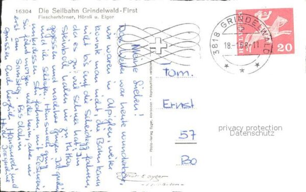 Sessellift Grindelwald-First Fiescherhörner Hörnli – Bild 2