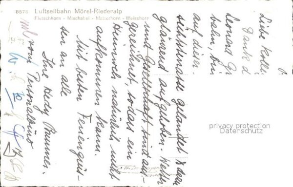 Seilbahn Mörel-Riederalp Fletschhorn Mischabel M – Bild 2
