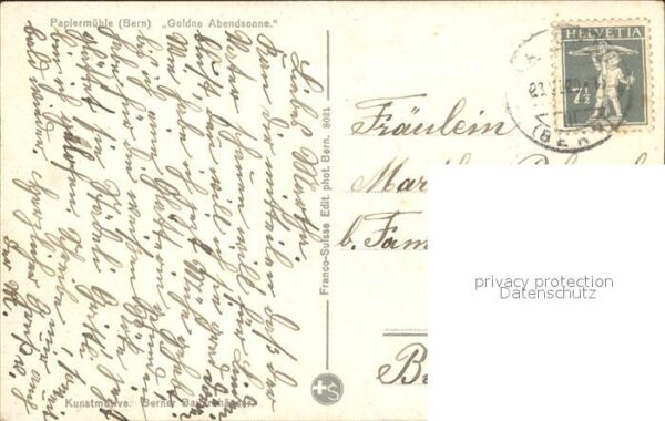 Bauernhaus Papiermühle Bern Goldne Abendsonne – Bild 2