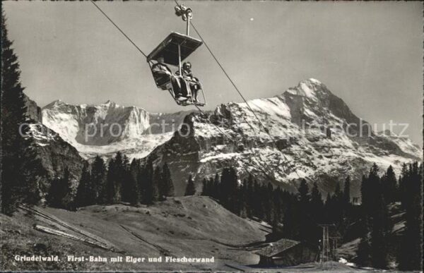 Sessellift First-Bahn Grindelwald Eiger Fiescherwa