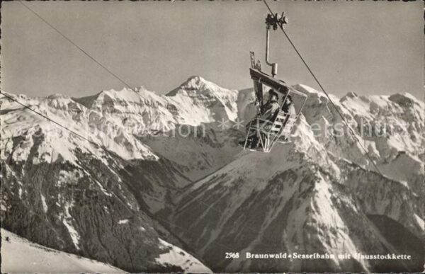 Sessellift Braunwald Hausstockkette