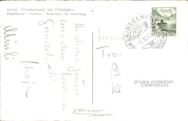 Sessellift Firstbahn Grindelwald Engelhörner Wellh – Bild 2