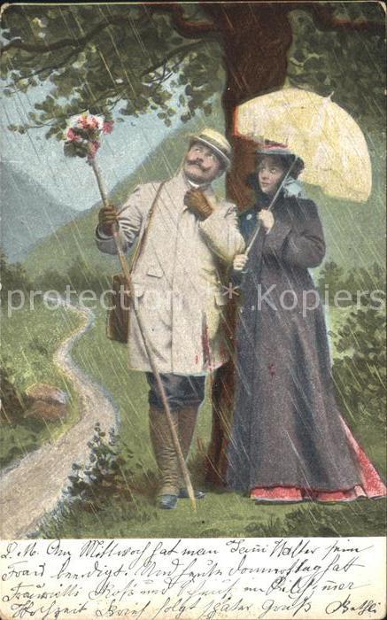 Wandern Regenschirm Regen