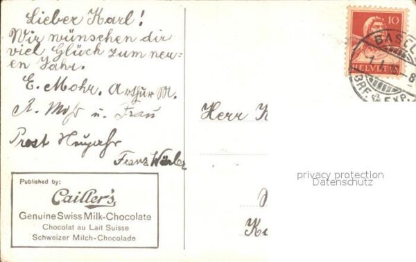 Schokolade Chocolat Cailler's Schweizer Milch-Chocolade – Bild 2