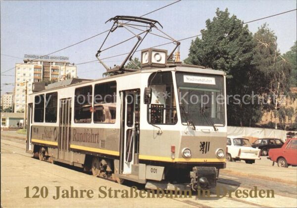 Strassenbahn TATRA-Triebwagen T6A2 Nr. 001 120 Jahre