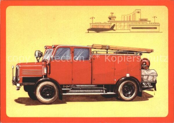 Feuerwehr Tanklöschfahrzeug TLF 15 um 1960