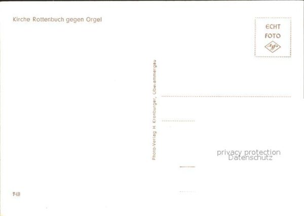 Kirchenorgel Kirche Rottenbuch – Bild 2