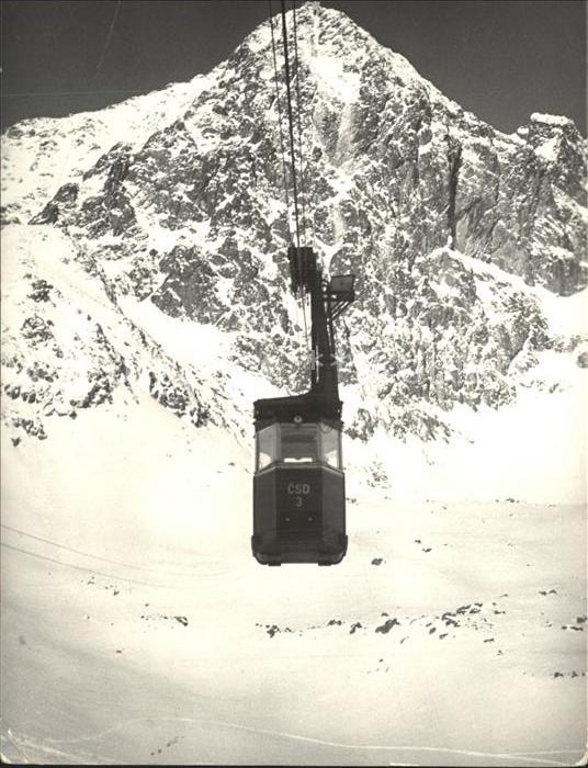 Seilbahn Vysoke Tatry Skalnate pleso Lomnicky st