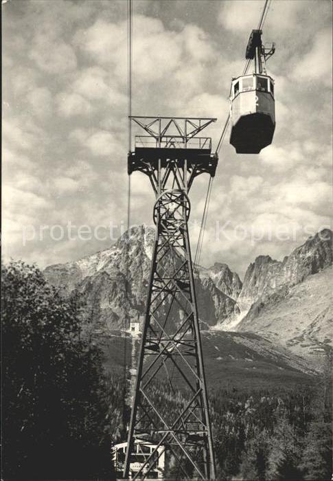 Seilbahn Vysoke Tatry Lanovka na Skalnate Pleso