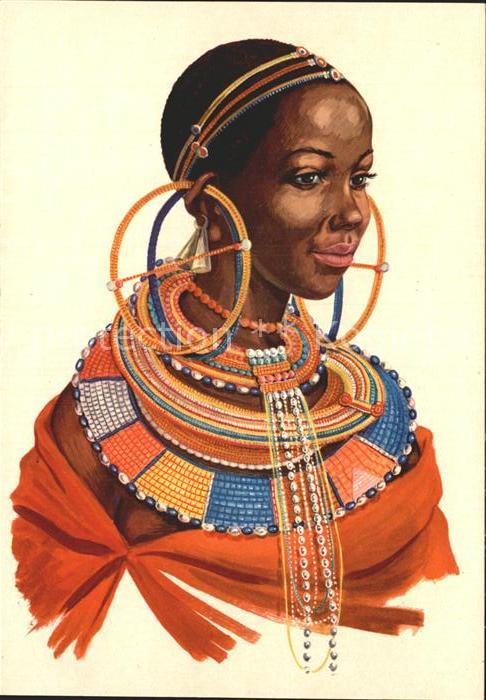 Typen Afrika Masai Woman