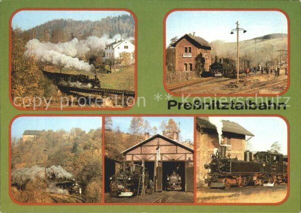 Lokomotive Pressnitztalbahn Lokschuppen Jöhstadt B
