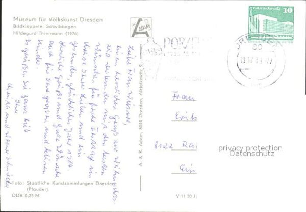 Handarbeit Bildklöppelei Schwibbogen Hildegard Thi – Bild 2