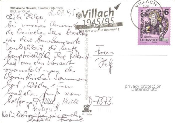 Kirchenorgel Stiftskirche Ossiach Kärnten – Bild 2