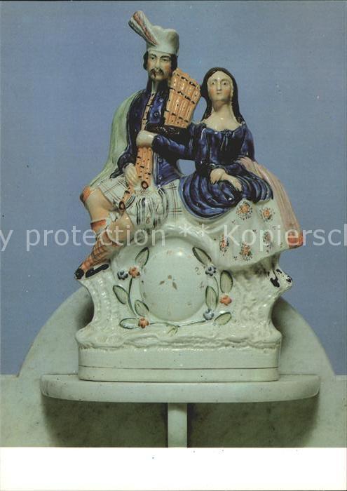 Schmuck Figuren Staffordshire-Steingut Seefahre