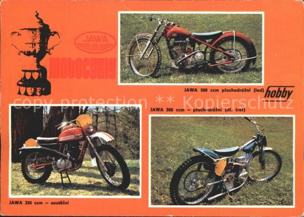 Motorrad Hobby Pohlednice Motocykly Jawa