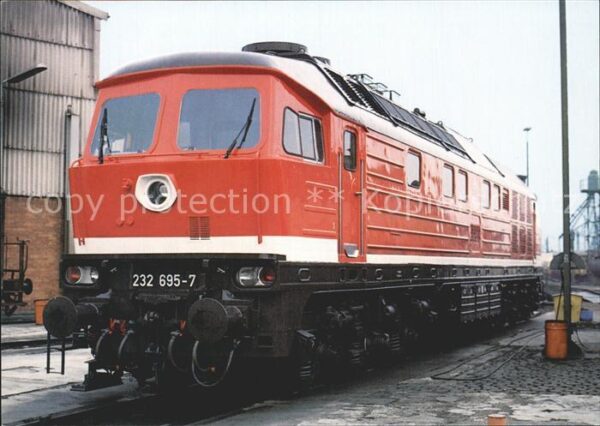 Lokomotive Reichsbahnlok 232 695-7 Betriebshof Reg