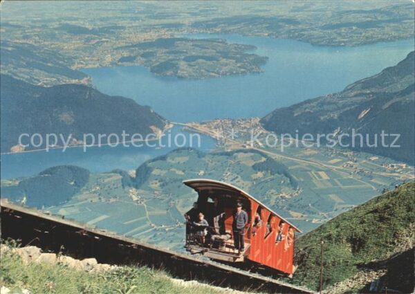 Zahnradbahn Stanserhornbahn Vierwaldstättersee Luze