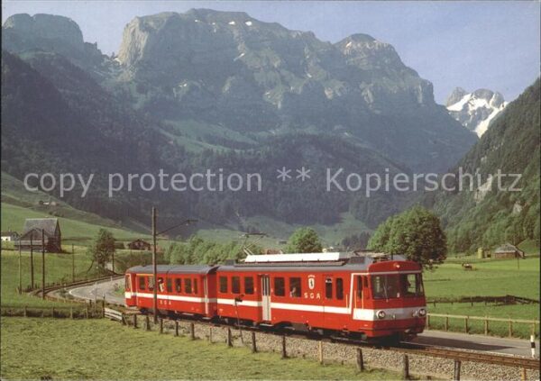Eisenbahn Pendelzug Appenzeller Bahnen Schwendeta
