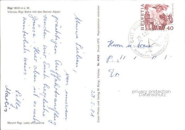 Zahnradbahn Vitznau-Rigi-Bahn Berner Alpen – Bild 2