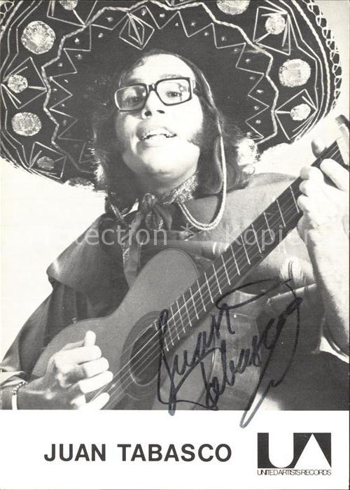 Saenger Band Juan Tabasco Autogramm