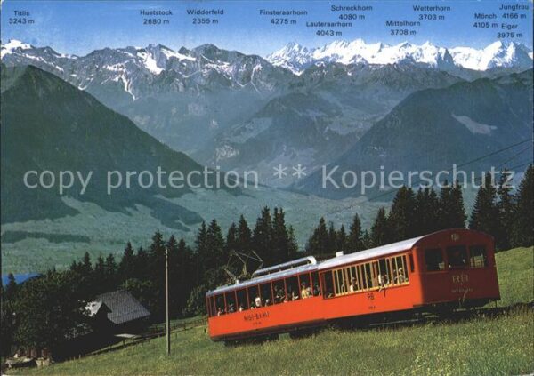 Zahnradbahn Vitznau-Rigi-Bahn Berner Alpen