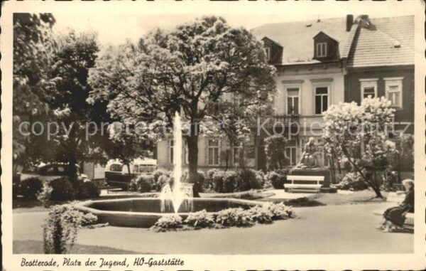 Brotterode Platz der Jugend HO-Gaststätte