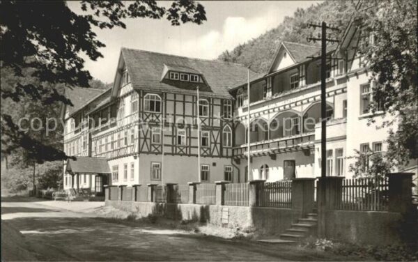 Bad Blankenburg FDGB-Erholungsheim Albert Hähnel