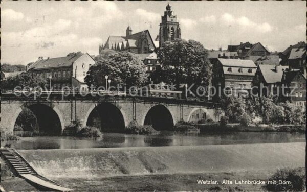 Wetzlar Alte Lahnbrücke Dom