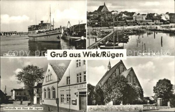 Wiek Ruegen Kirche Küstermarkt Dorfstrasse Haus der
