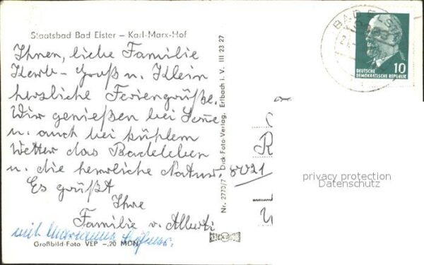 Bad Elster Karl-Marx-Hof – Bild 2