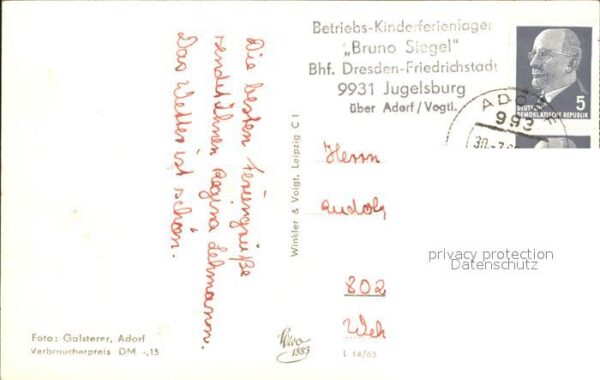 Adorf Vogtland Johanniskirche Freiberger Tor – Bild 2