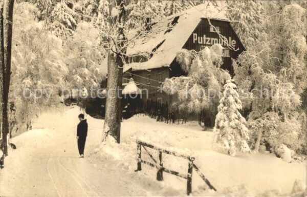 Baerenfels Erzgebirge Oberpöbel Gaststätte Fremdenhof Putzmüh