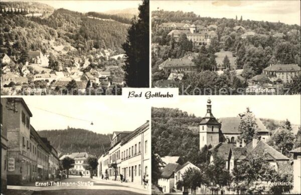 Bad Gottleuba-Berggiesshuebel Sanatorium Petrikirche Ernst-Thälmann-S