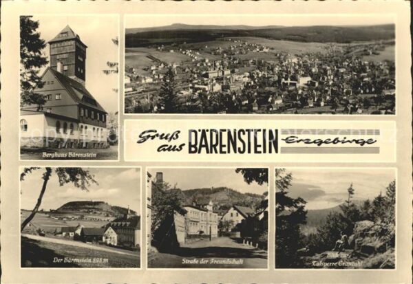 Baerenstein Annaberg-Buchholz Berghaus Strasse der Freundschaft Talsp