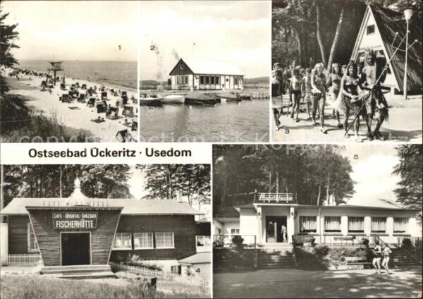 Ueckeritz Usedom Strand Hafen Achterwasser Neptunfest St
