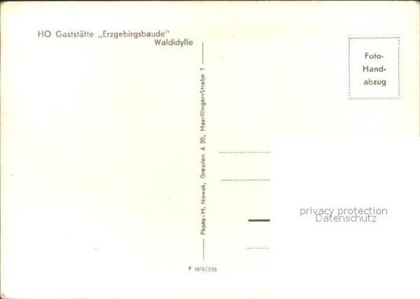 Waldidylle HO Gaststätte Erzgebirgsbaude – Bild 2