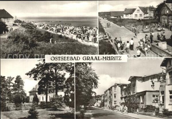 Graal-Mueritz Ostseebad Rosa-Luxemburg-Strasse Strandpromenade