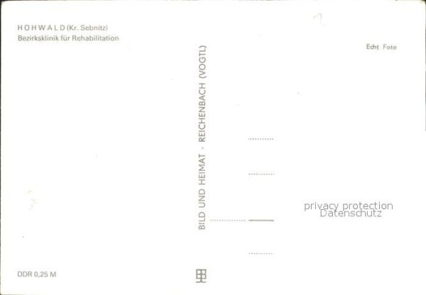 Hohwald Sachsen Bezirksklinik Rehabilitation – Bild 2