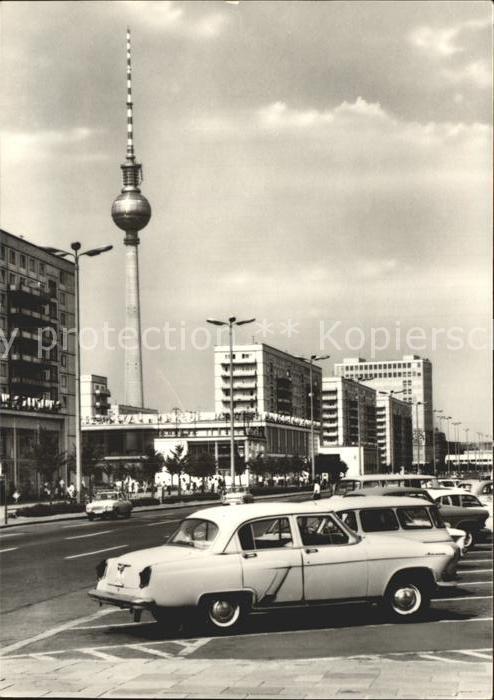 Berlin Karl-Marx-Allee Fernseh UKW Turm