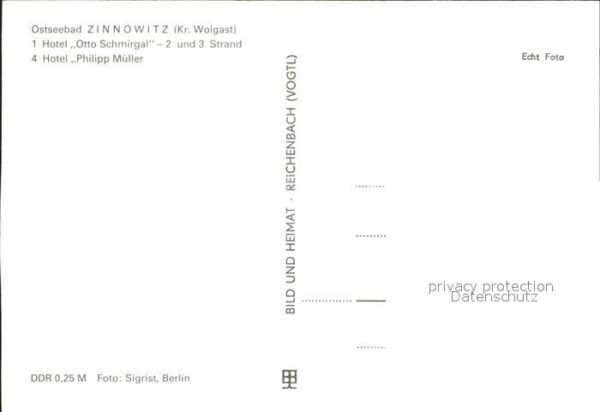 Zinnowitz Ostseebad Hotel Otto Schmirgal Strand Hotel Phili – Bild 2