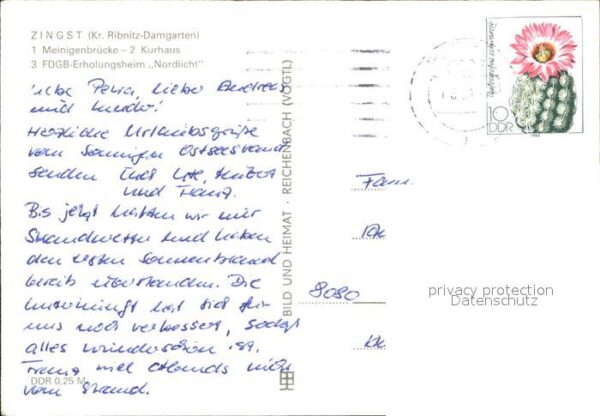 Zingst Ostseebad Meinigenbrücke Kurhaus FDGB-Erholungshe – Bild 2